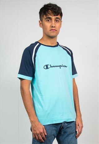 VINTAGE CHAMPION T-SHIRT SPELLOUT