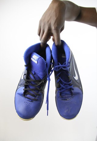 VINTAGE NIKE AIR BLUE SPORTS TRAINERS