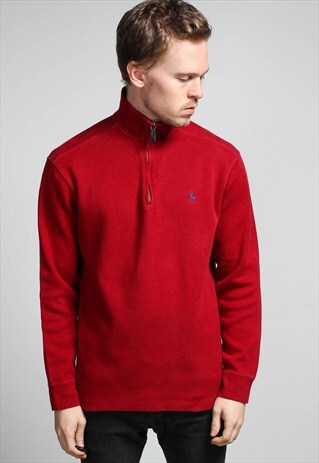 VINTAGE RALPH LAUREN HALF ZIP JUMPER
