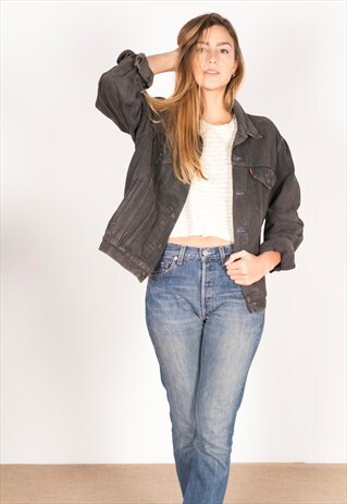 VINTAGE 80S LEVI'S DENIM TRUCKER / C801