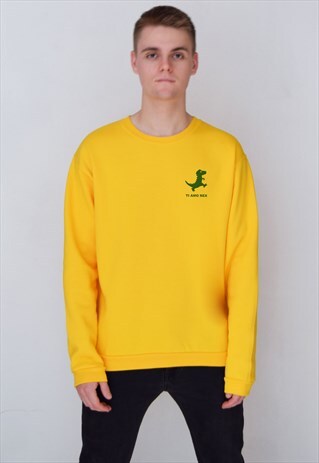 YELLOW TI AMO REX (GREEN) SWEATSHIRT