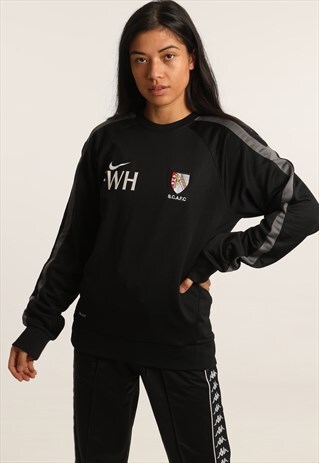 VINTAGE NIKE EMBROIDERED LOGO SWEATSHIRT