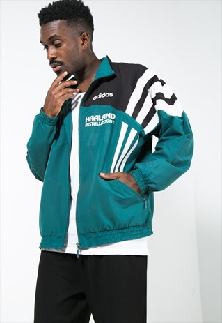 VINTAGE 80S USA ADIDAS SHELL SPORT JACKET / S1371