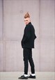 PREMIUM 1/4 FLEECE ZIP - BLACK