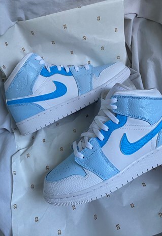NIKE SKY BLUE JORDAN 1 MID