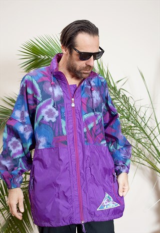 COLORFUL VINTAGE WINDBREAKER FROM THE 90S BY JEANTEX