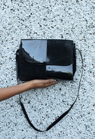 ORIGINAL 60'S BLACK PATENT BAG