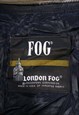 VINTAGE 90'S LONDON FOG TRENCH COAT LONG BODY BUTTON UP GREY