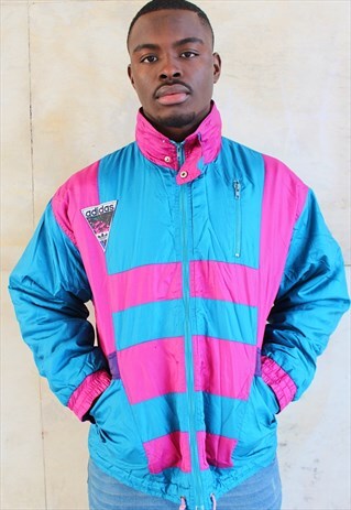 VINTAGE ADIDAS STRIPPED JACKET