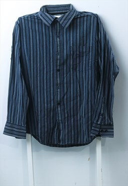 vintage blue stripe shirt