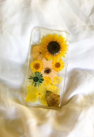 DRIED FLOWER PHONE CASE FOR THE IPHONE X AND IPHONE XS