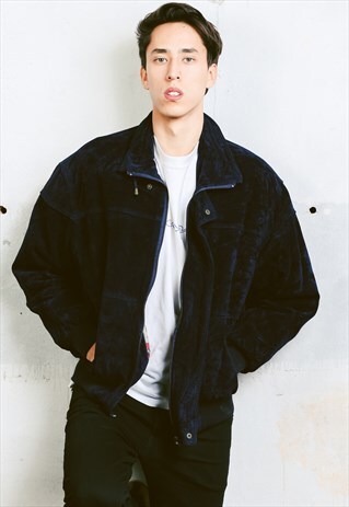 VINTAGE VELVET BOMBER JACKET