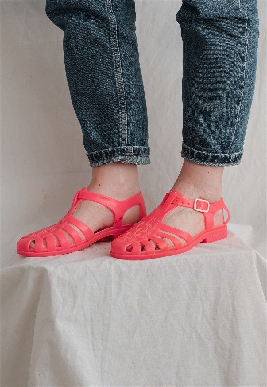 Vintage best sale jelly sandals