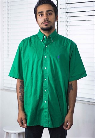 VINTAGE POLO RALPH LAUREN SHIRT LOGO 90S M 9.9