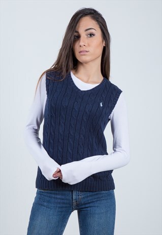 VINTAGE 90S CLASSIC POLO RALPH LAUREN KNITWEAR JUMPER/ S0450