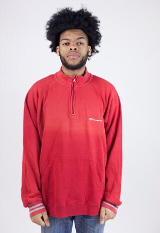 VINTAGE CHAMPION RED 90'S SWEATSHIRT