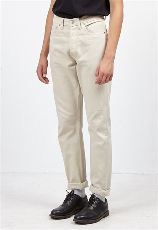 VINTAGE BEIGE LEVI'S 510 FIT DENIM JEANS