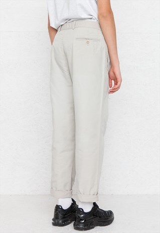 VINTAGE BEIGE ARMANI TROUSERS BOTTOMS