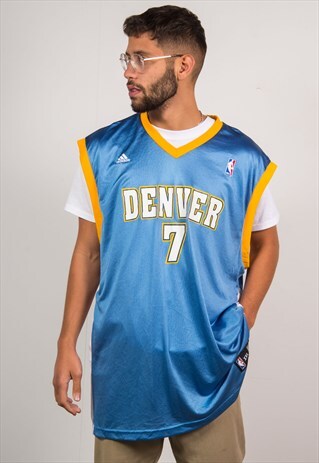 ADIDAS BASKETBALL JERSEY VEST DENVER NUGGETS
