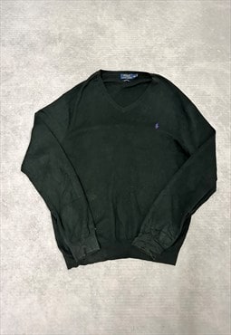 Polo Ralph Lauren Knitted Jumper Pullover Sweater with Logo