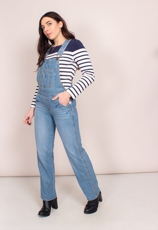 VINTAGE 90S DENIM BLUE DUNGAREES