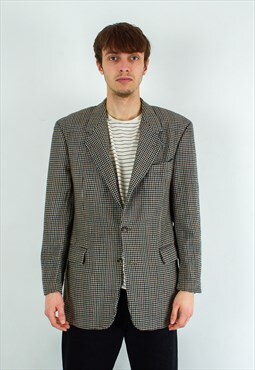  Dionysos Tweed Coat M Blazer Uk 40 Houndstooth Jacket Suit