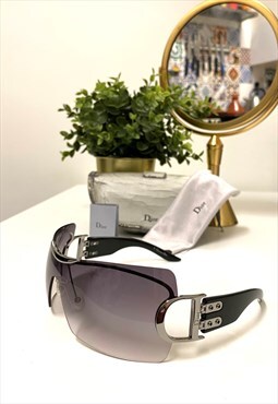 Christian Dior AIRSPEED 1 Rimless Visor Shield Sunglasses