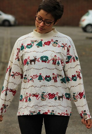 RETRO // 90'S // CHRISTMAS JUMPER