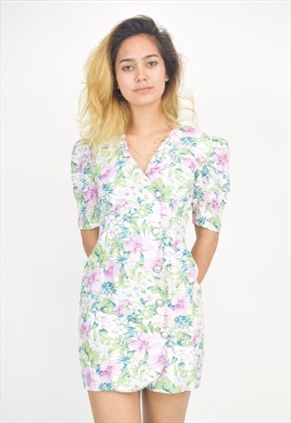 VINTAGE 90'S ALL THAT JAZZ FLORAL DRESS