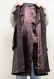 VINTAGE 70'S MEN LEATHER COAT IN BROWN