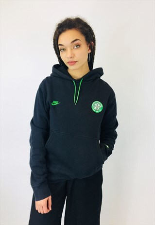 VINTAGE NIKE CELTIC EMBROIDERED HOODIE