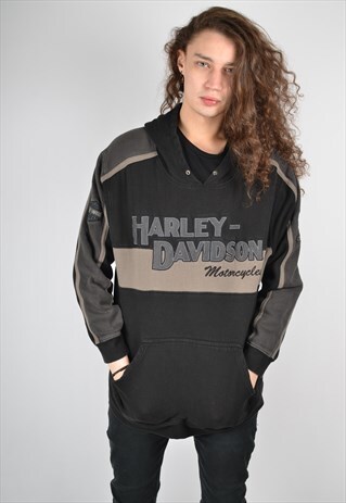 VINTAGE HARLEY DAVIDSON HOODIE BLACK