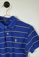 UPCYCLED CROP RALPH LAUREN POLO SHIRT SIZE 6-8