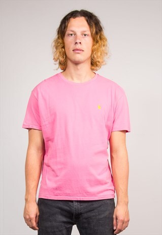 VINTAGE 90'S PINK RALPH LAUREN T-SHIRT