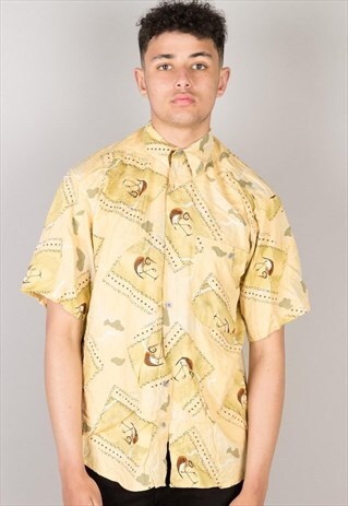 VINTAGE PATTERN SHIRT PTS261