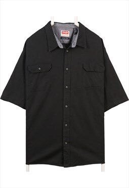Vintage 90's Wrangler Shirt Short Sleeve Button Up Plain