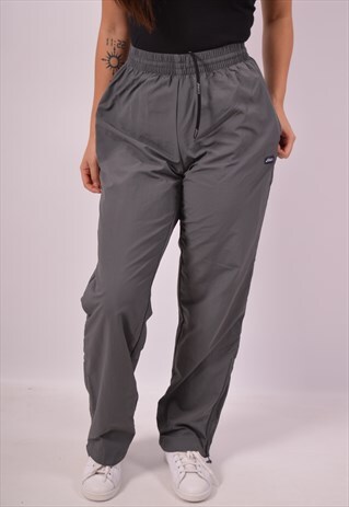 VINTAGE ASICS TRACKSUIT TROUSERS GREY