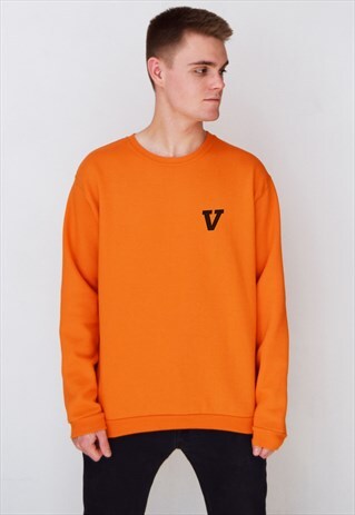 ORANGE V SWEATSHIRT
