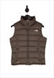 The North Face 700 Gilet Size M UK 10 In Brown Women's Down 