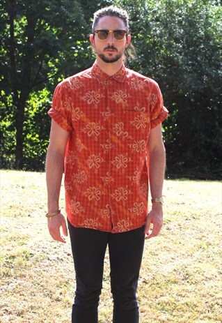 VINTAGE 90S HAWAIIAN USA SHIRT - MEDIUM/LARGE - FESTIVAL