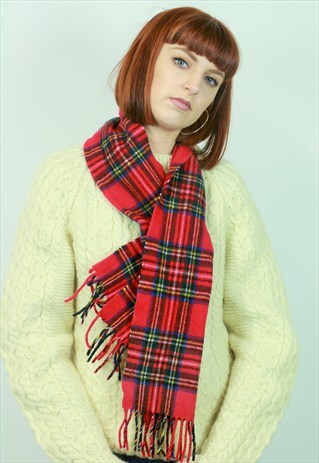 VINTAGE TARTAN SCARF