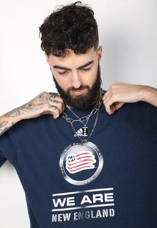 VINTAGE ADIDAS T-SHIRT BLUE