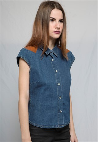 TRIBAL REPLAY DENIM SHIRT