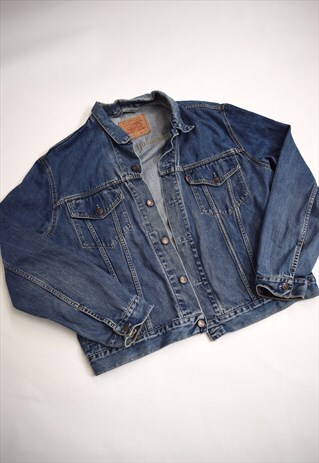 VINTAGE 90S LEVI'S OVERSIZED BLUE DENIM JACKET
