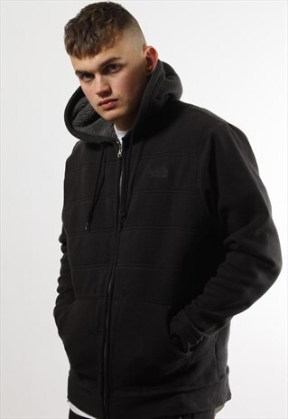north face fleece lined hoodie