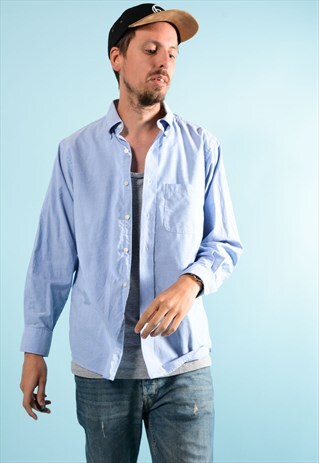 CHAPS BRANDED PLAIN SHIRT