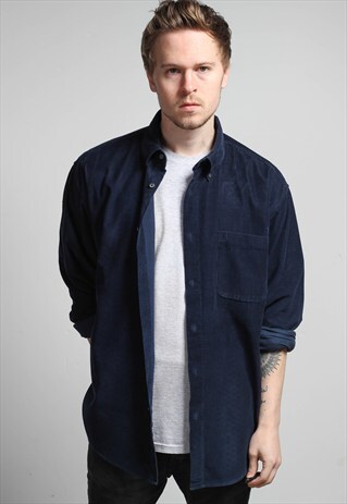 VINTAGE OVERSIZED CORDUROY SHIRT