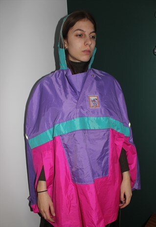 VINTAGE 70' COOL UNIQUE CRAZY RAIN UNISEX JACKET