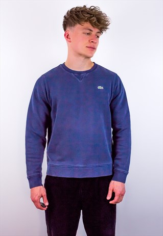 blue lacoste sweatshirt