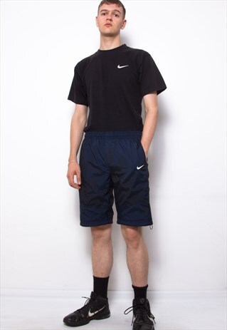 VINTAGE 90S NIKE STRIPED SWIM SHORTS ID:6193